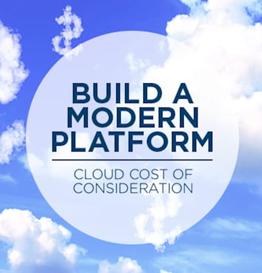Cloud cost considerations
