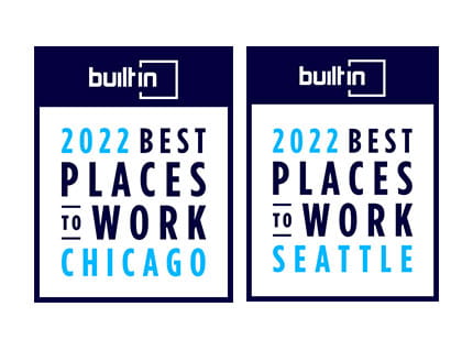 Built In 2022 Best Place to Work in Chicago and Seattle