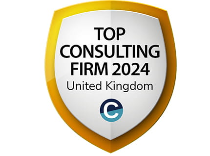 Consultancy.uk top consulting firm 2024 badge