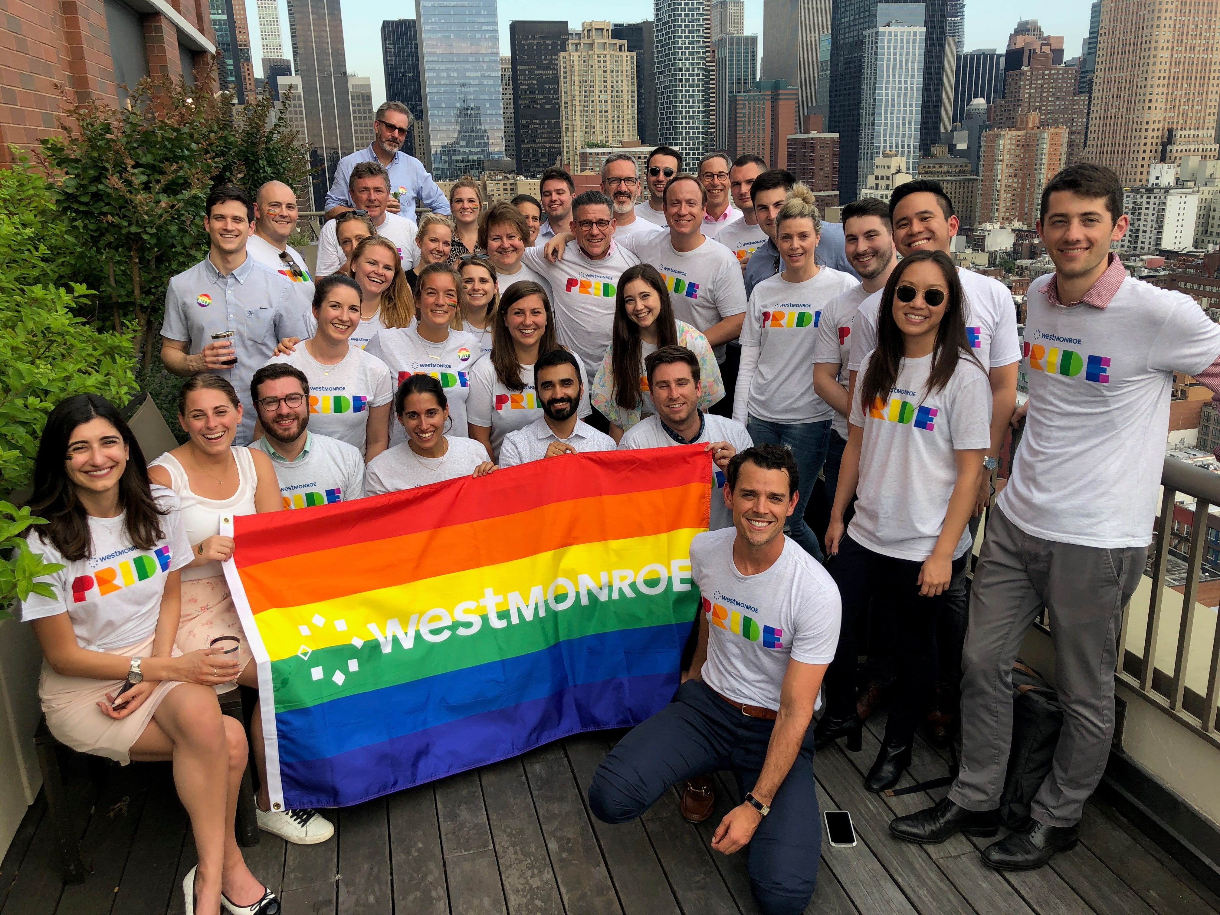 Our New York office celebrating World Pride